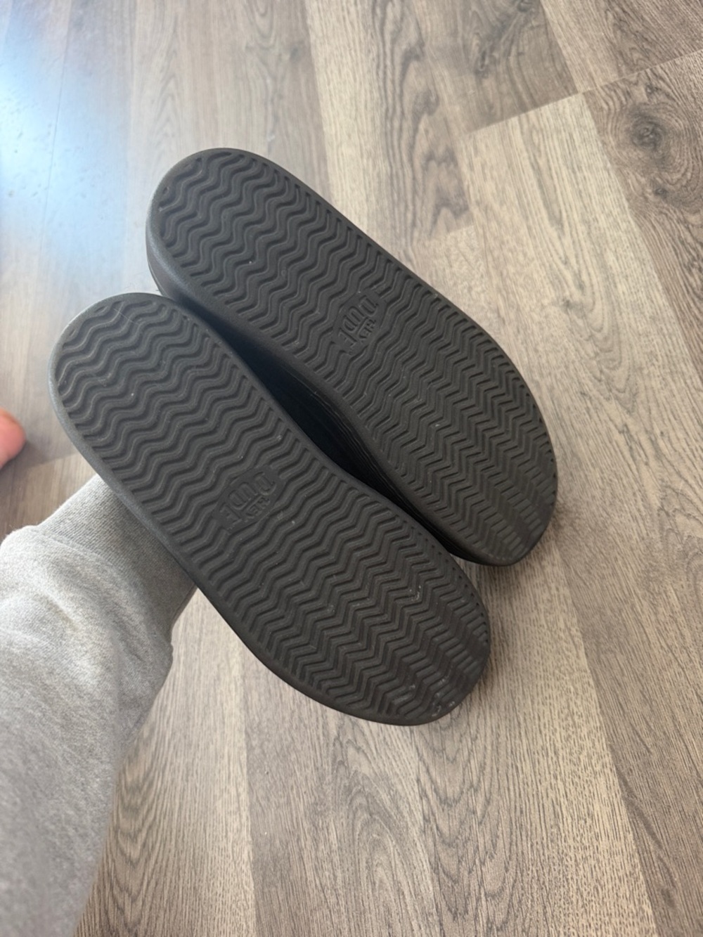 Hey Dude Black Suede Slip-On Loafers - Picture 2 of 4